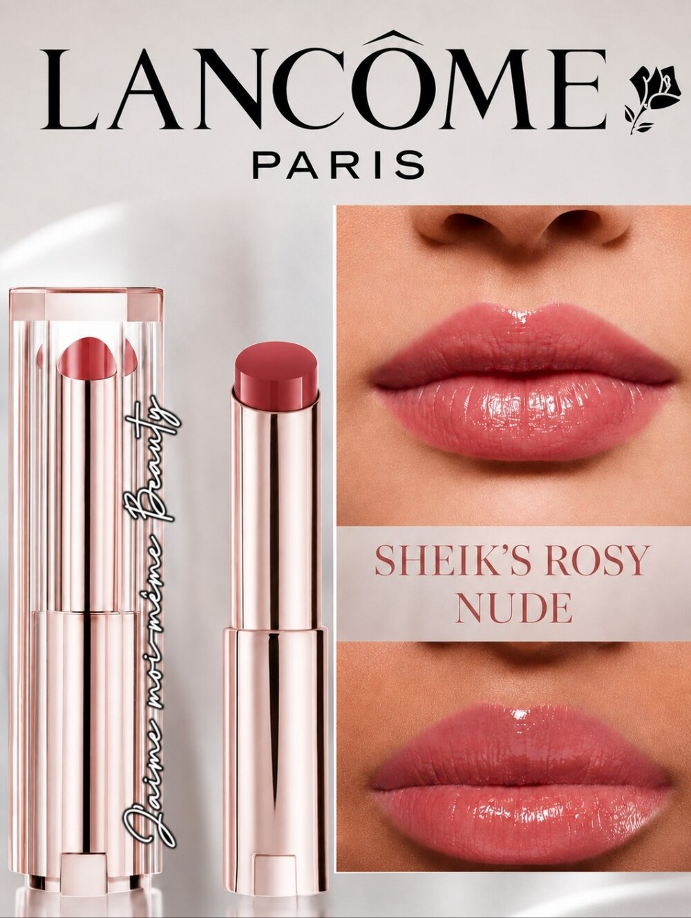 Lancome Hydryating & Plumping Tinted Lip Butter Balm Sheik's Rosy Nude
